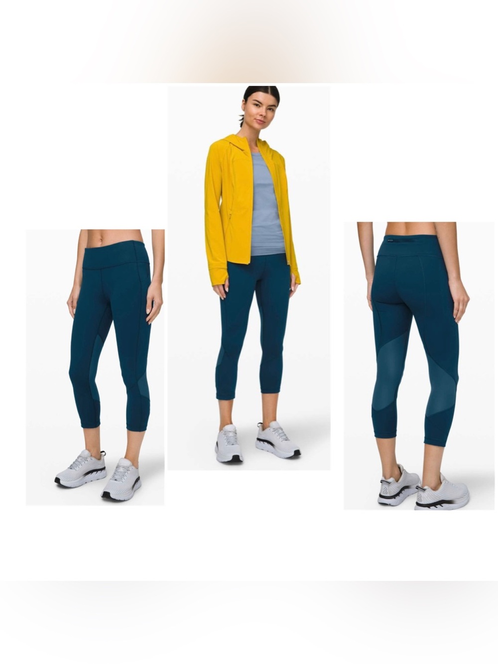 Lululemon Pace Rival Crop *22"-Navy Blue